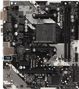 Материнская плата ASRock A320M-DVS R4.0 (sAM4, AMD A320)