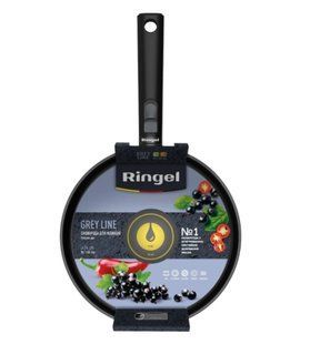 Сковорода для млинців RINGEL (RG-1155-24p) Grey Line 24 см зі знімною ручкою