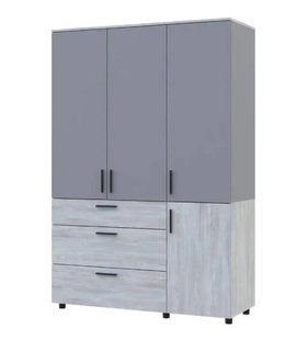 Шафа для одягу Doros Торн Сосна Натті/Сірий (DRS-012041)