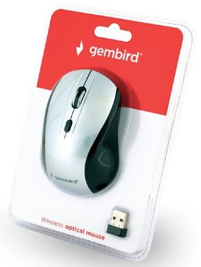 Мышь Gembird MUSW-4B-02-BS Wireless White+Black