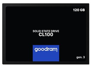 SSD внутренние Goodram CL100 120 GB GEN.3 SATAIII TLC(SSDPR-CL100-120-G3)