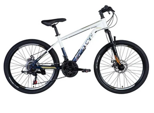 Велосипед сталь 26" SPACE NEPTUNE (035) AM DD рама-15" біло-синій 2024