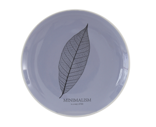 Тарілка Limited Edition MINIMALISM 17.5 см /десерт/ фіолетова (HTK-007)