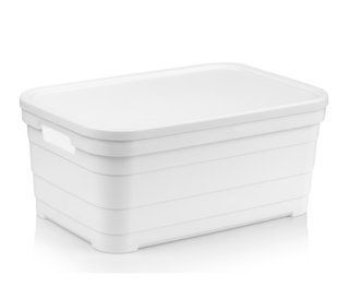 Корзина IDEA HOME 00643 Pyramid White 10.8л