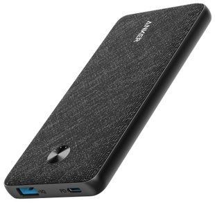 зовн. акум. Anker PowerCore Slim 10000 mAh PD Fabric (Чорний)