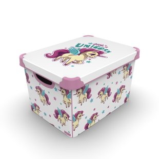 Контейнер Qutu Style Box Unicorn, 20 л