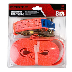 Стяжной трос RTD-1500-8 38 мм*8 м Forte