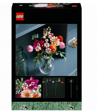 Конструктор LEGO Botanicals Милий рожевий букет квітів