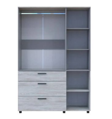 Шафа для одягу Doros Торн Сосна Натті/Сірий (DRS-012041)