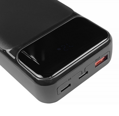 Power Bank &ndash; Портативная батарея 20.000 mAh. черный GRUNHELM GP-20BQC
