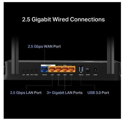 Маршрутизатор інтернет WiFi7 TP-Link Archer BE230