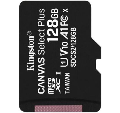Карта пам'яті Kingston 128GB microSDXC Canvas Select Plus 100R A1 C10 (SDCS2/128GBSP)