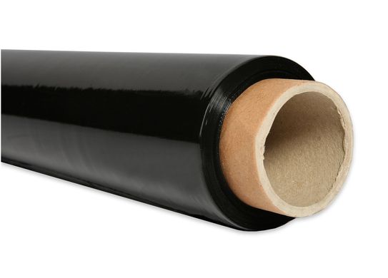 Стретч - плівка чорна 20мкм, рулон 500мм, вага 2,200 кг