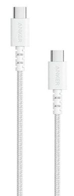 Кабель Anker Powerline Select+ USB-C to USB-C - 0.9м White