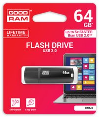 флеш-драйв Goodram UMM3 64 GB, USB 3.0, BLACK