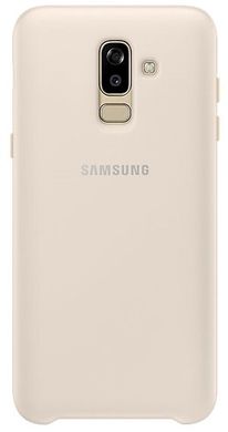 Чехол Samsung J8 2018/EF-PJ810CFEGRU - Dual Layer Cover Gold