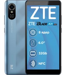 Смартфон Zte Blade A31 PLUS 1/32 GB Blue