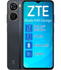 Смартфон Zte V40 Design 6/128GB Black