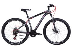 Велосипед 27.5" Discovery TREK DD 2021 (сіро-чорний з червоним (м))