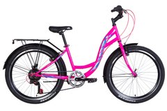 Велосипед 24" Discovery KIWI 2021 (чорно-салатовий з білим)