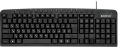 Клавиатура Defender (45471) Focus HB-470 UKR Черный