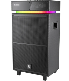Портативна акустика Defender Sound Factory 140W LED Bluetooth Black