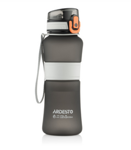 Бутылка для воды Ardesto Balance 650мл, пластик, черный