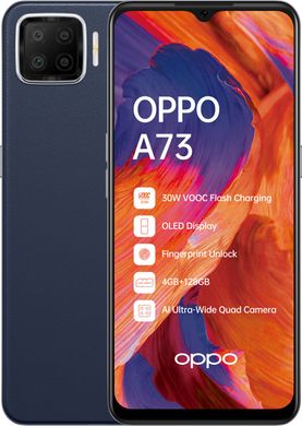 Смартфон Oppo A73 4/128GB (темно-синій)