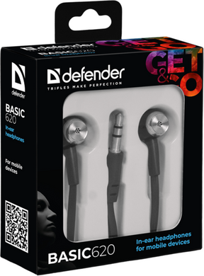 Наушники Defender Basic-620 Black (63620)