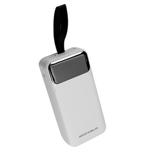 Power Bank - Портативна батарея 30.000 mAh. білий - GP-30WQC GRUNHELM