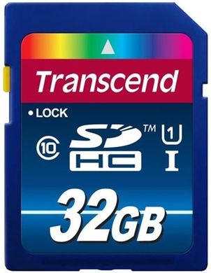 Картка пам'ятi Transcend SDHC 32 GB (CLASS 10) UHS-I Premium
