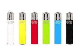 Зажигалка CLIPPER CP11 цветная 1х24 шт