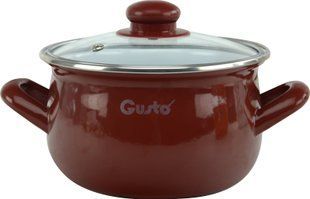 Набір каструль TM Gusto Ред 2,1л/3,1л/4л