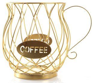 Ваза для фруктов Viva Lacy Mug Gold