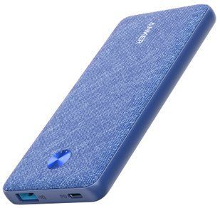 зовн. акум. Anker PowerCore Slim 10000 mAh PD Fabric (Синій)