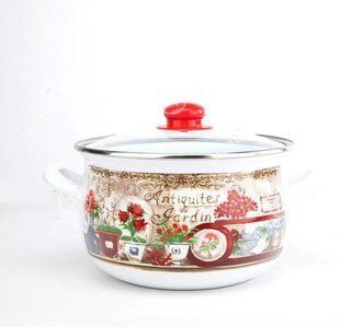 Набір каструль TM Gusto Квітковий сад 2,1л/3,1л/4л