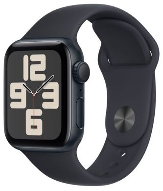 Смарт часы Apple Watch SE 44mm Midnight Alum Case with Midnight Sp/b - S/M