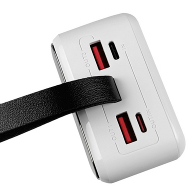 Power Bank - Портативна батарея 30.000 mAh. білий - GP-30WQC GRUNHELM