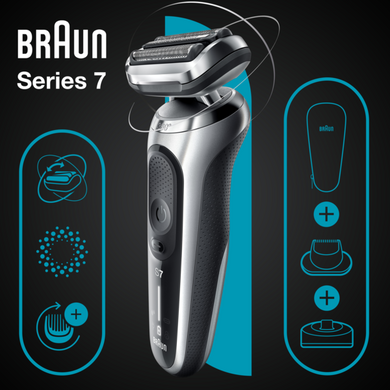 Електрична бритва Braun Series 7 71-S4200cs Silver/Black