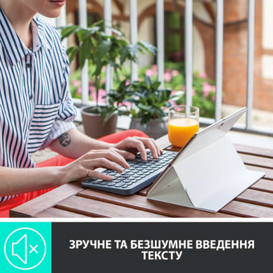 Клавиатура LogITech K380 Multi-Device Bluetooth, US, Dark Grey (920-007582)