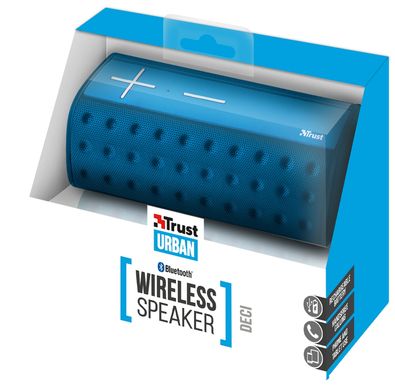 Портативная колонка Trust URBAN Deci Wireless Speaker Blue