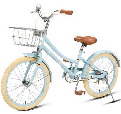 Велосипед спортивный детский Montasen BLUE (with basket)