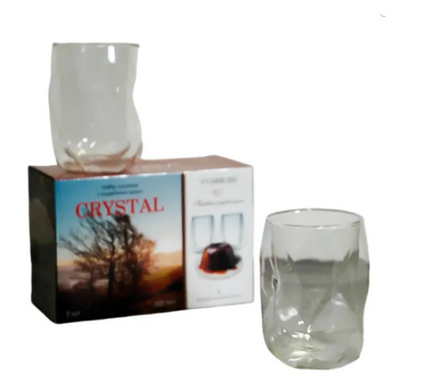 Набор стаканов с двойными стенками Vittora VT-5408-350 CRYSTAL 2 шт. 350 мл