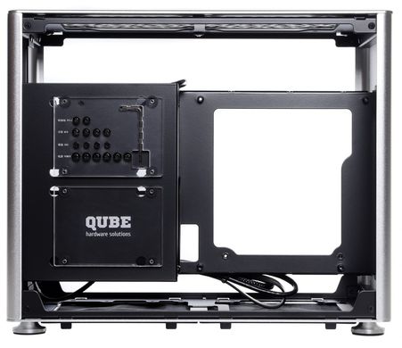 Комп'ютерний корпус Qube A4 Сріблястий (QBA4I_WSNU3)