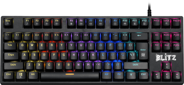 Клавиатура Defender Blitz GK-240L EN, Rainbow, механическая (45241)