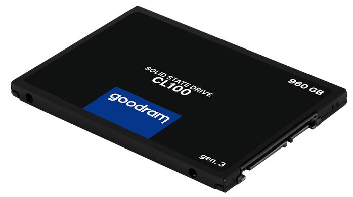 SSD внутренние Goodram CL100 480 GB GEN.3 SATAIII TLC(SSDPR-CL100-480-G3)