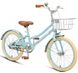 Велосипед спортивный детский Montasen BLUE (with basket) фото 2
