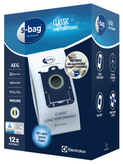 Мешки для пылесоса Electrolux E201SMCC S-bag Classic LongPerformance 12х3.5л+аром