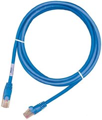 Кроссовый шнур Molex PC RJ45, 568B, UTP, stranded, PC 5e, LS0H 3m Blue