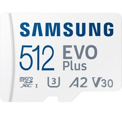 Карта пам'яті Samsung EVO Plus microSDXC 512GB (MB-MC512KA/EU)